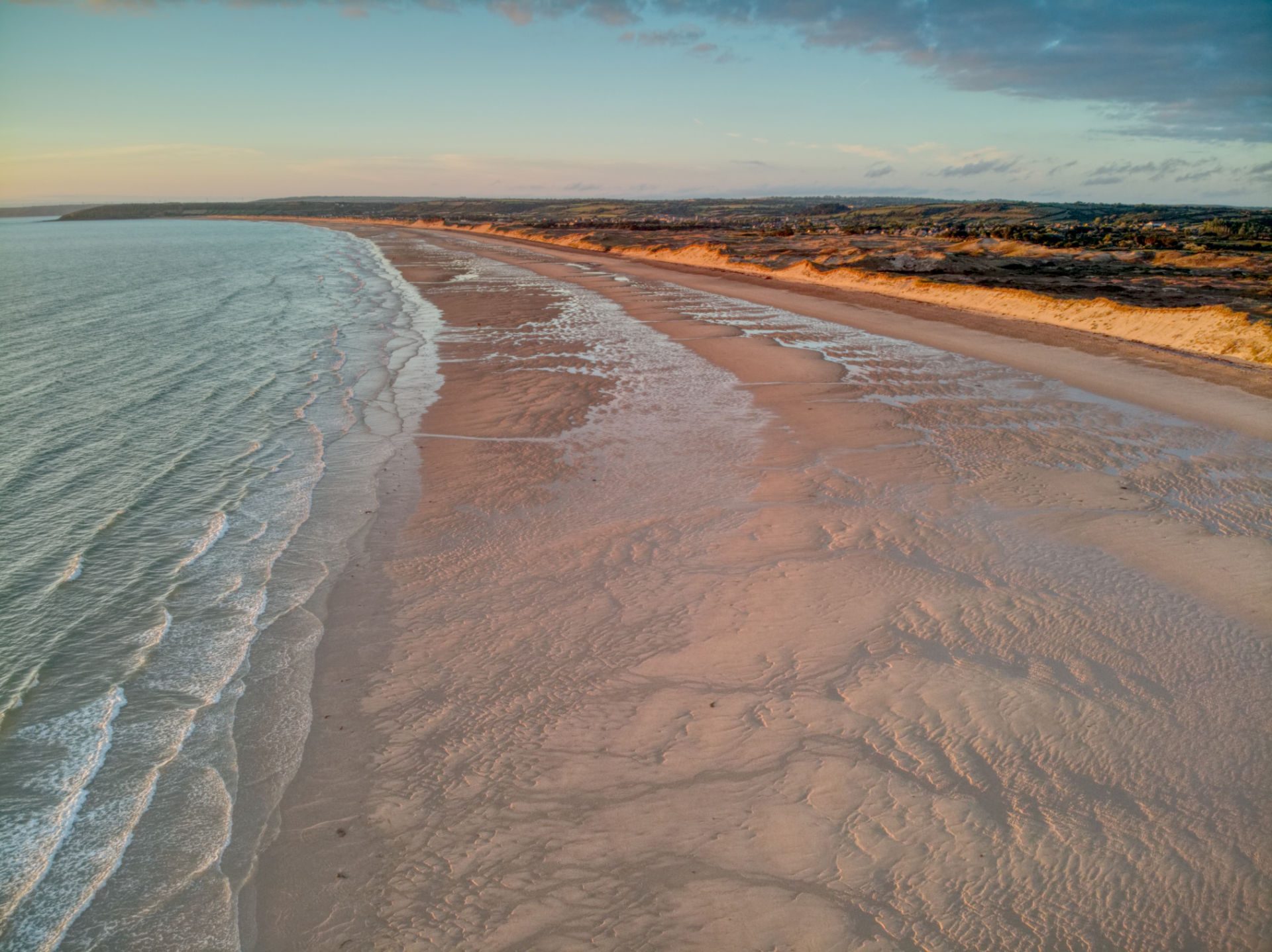 Plage vue aérienne