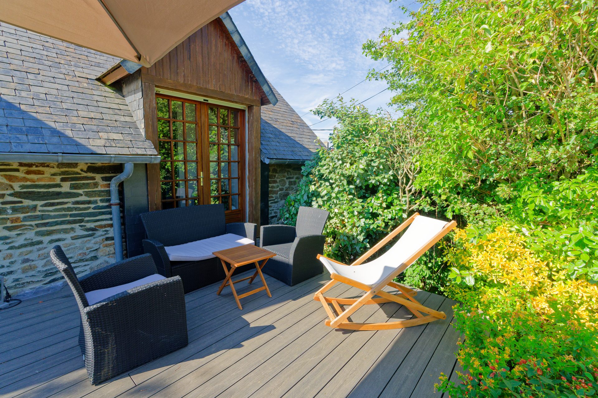 Terrasse jardin